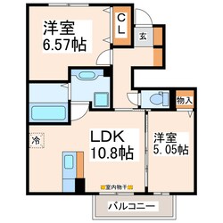 サンヴィータ花園の物件間取画像